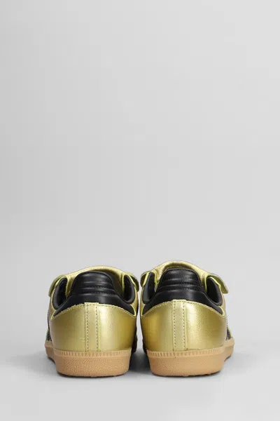 Adidas Originals Low-top Rubber Sole Sneaker In Gold
