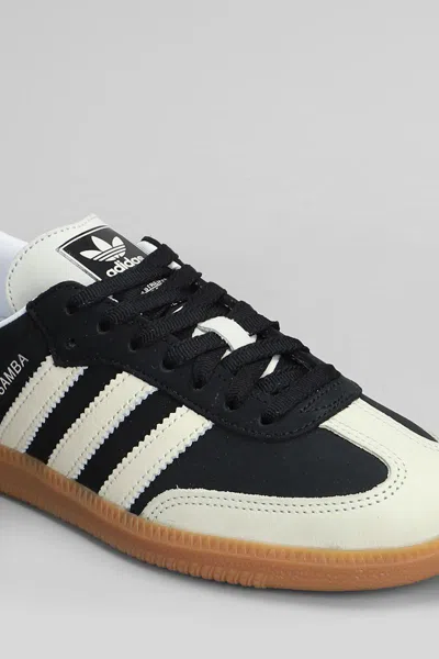 Adidas Originals Samba Og Leather And Suede Sneakers In Black