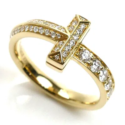 Pre-owned Tiffany & Co Yellow Gold (18k) Band Ring () In Multi