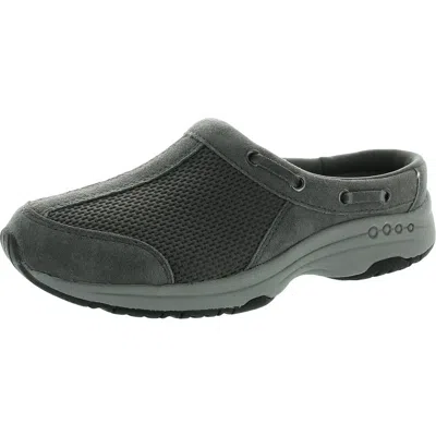 Easy Spirit Travelport 142 Womens Mesh Inset Suede Mules In Multi
