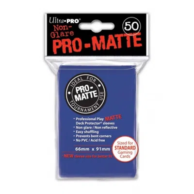 Ultra Pro Dp: Pro Matte Bu (50) 82653