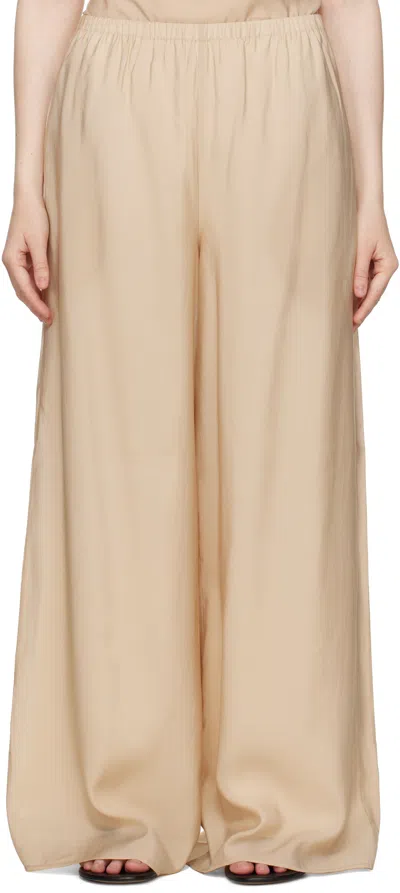 Ruohan Beige Two-pocket Lounge Pants In Beige