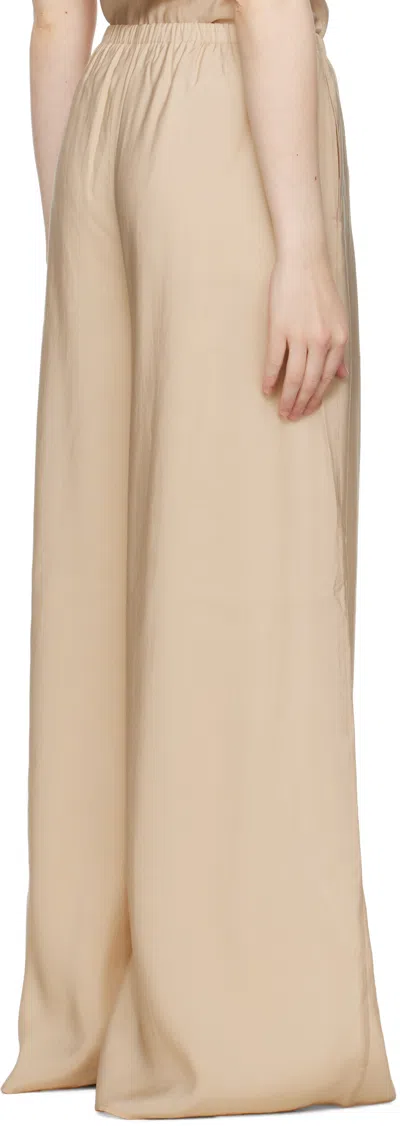 Ruohan Beige Two-pocket Lounge Pants In Beige