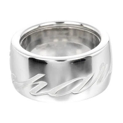 Pre-owned Chopard Issimo Gold Ring Jewelry () In Silver