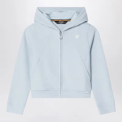 K-way K Way Light Blue Rena Zip Sweatshirt