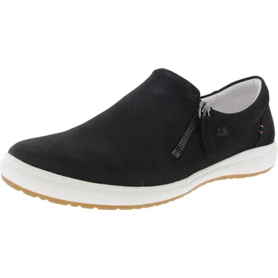 Josef Seibel Caren 22 Womens Nubuck Fitness Walking Shoes In Black