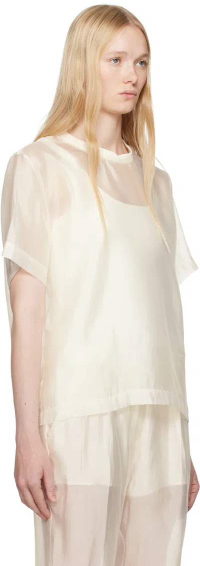 The Garment Off-white Gilian T-shirt In 001 Cream