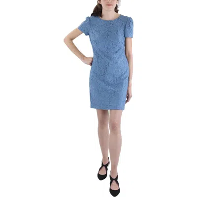 Ralph Lauren Womens Embroidered Lace Cocktail And Party Dress In Multi