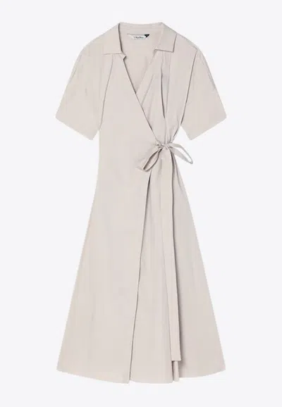 's Max Mara Sarah Midi Wrap Dress In White