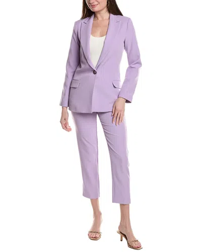 Silvian Heach 2pc Jacket & Pant Set In Purple