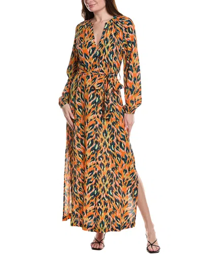 Silvian Heach Getano Maxi Dress In Orange