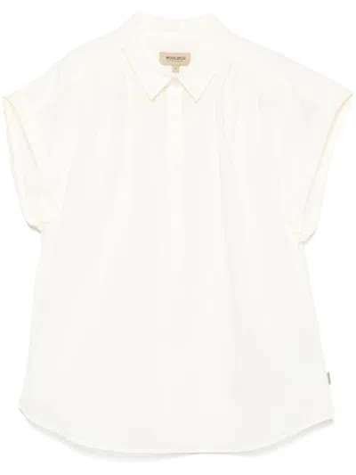 Woolrich Cotton Blouse In White
