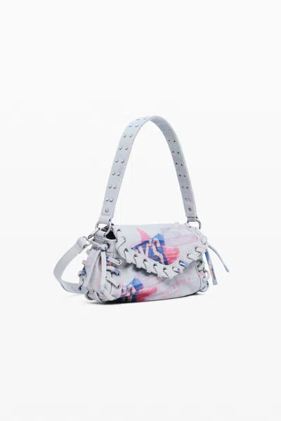 Desigual Small Printed Bag In Material Finishes