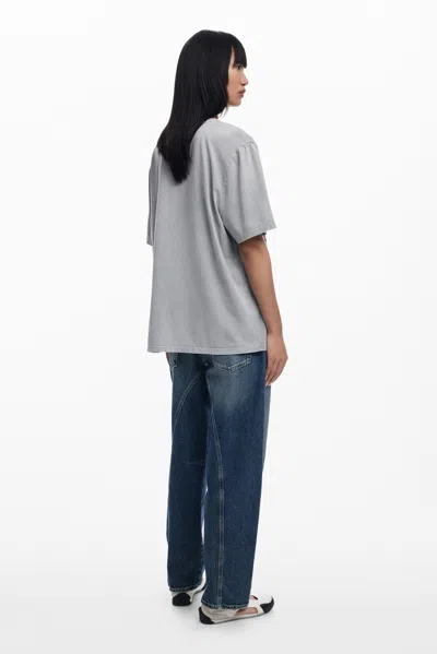 Desigual Short-sleeve Face T-shirt In White