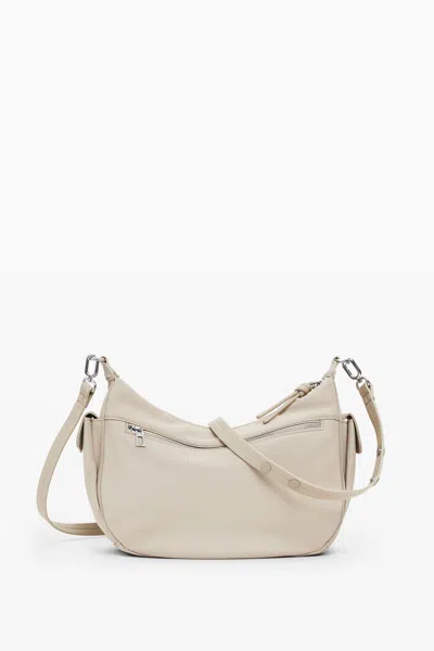Desigual Shoulder Bag With Pockets In White