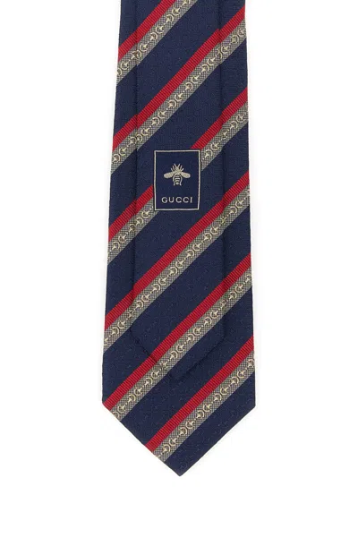 Gucci Cravatta In Seta Ricamata  Uomo