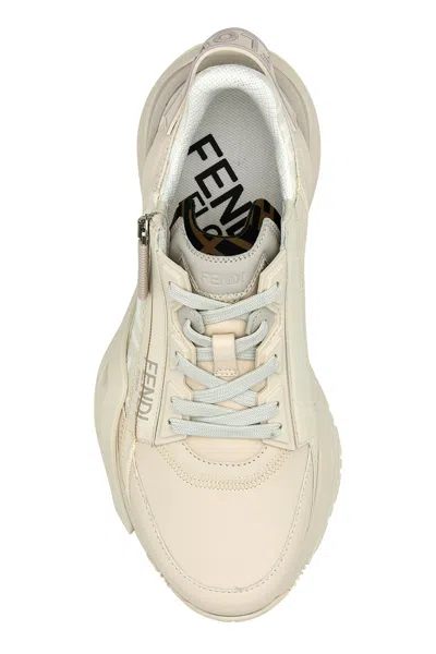Fendi Flow Leather Sneakers