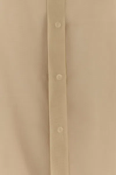 Max Mara Camicia Ovale In Organza Beige  Donna