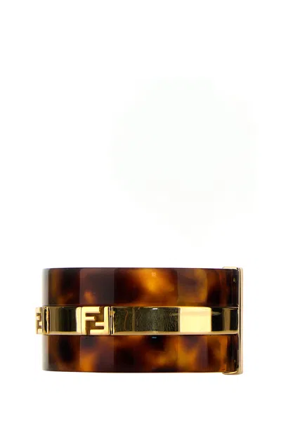 Fendi Plexiglass Forever Bracelet Accents Design Tortoiseshell