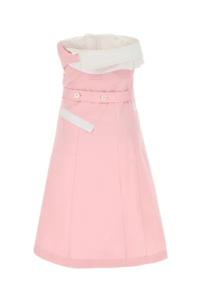 Miu Miu Pink Poplin Dress