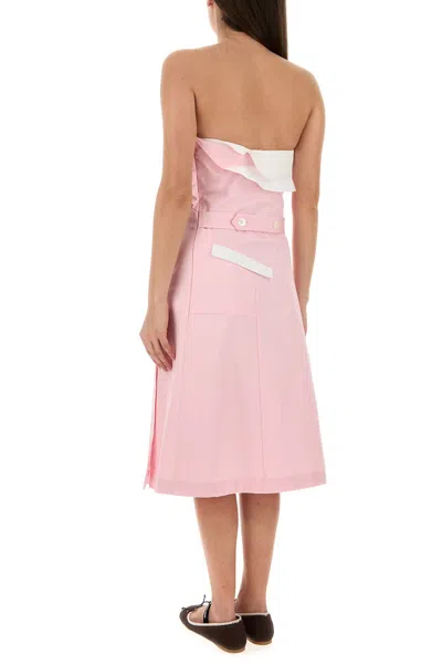 Miu Miu Pink Poplin Dress