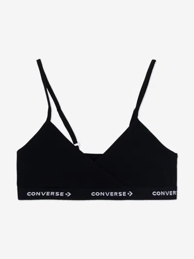 Converse Girls 2 Pack Triangle Bralette Set Pink In Pink