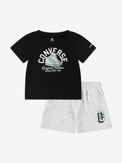 CONVERSE CONVERSE BOYS RETRO REMIX SHORT SET 