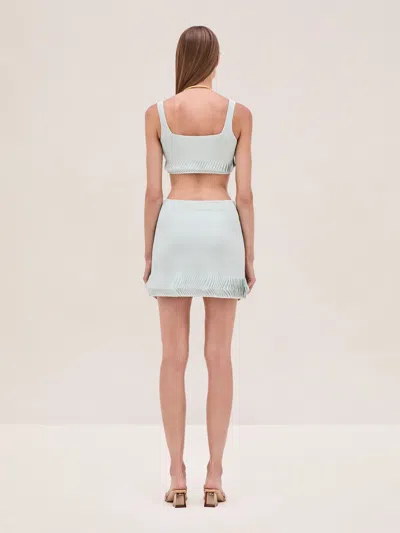 Alexis Ashe Skirt In Ice Blue