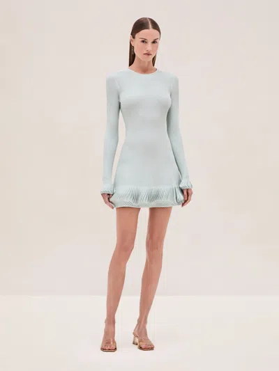Alexis Bryn Mini Dress In Ice Blue In Ice Blue