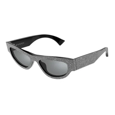Gucci Recycled Acetate Cat-eye Sunglasses In Black