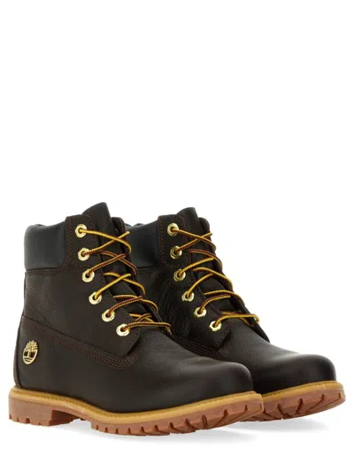Timberland Lace-up Boot In Black
