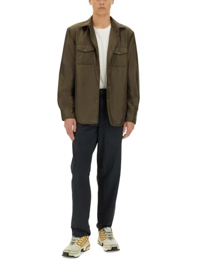 Aspesi Camicia 13 Piu Casual Jacket In Green