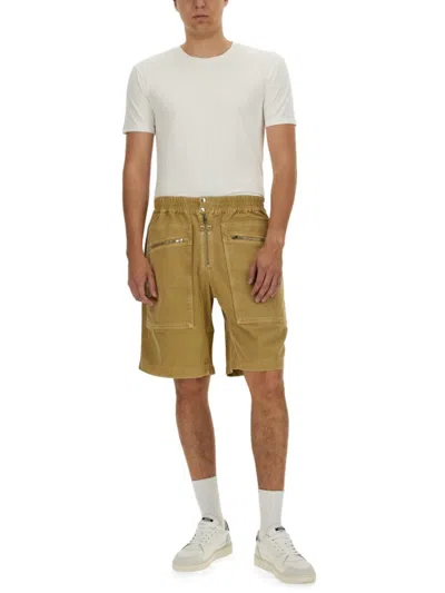 Isabel Marant Jayah Bermuda Shorts With Pockets And Belt Loops In Brown