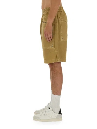 Isabel Marant Jayah Bermuda Shorts With Pockets And Belt Loops In Brown