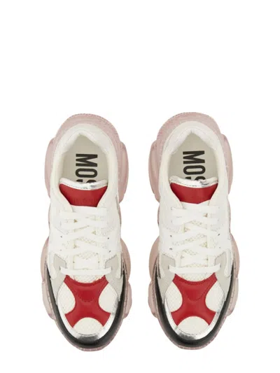 Moschino Couture Teddy Sneaker In White