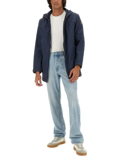 Colmar Originals Hooded Jacket With Zip Closure In Blue