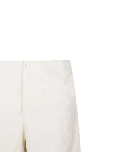 Off-white Off Ao Terry Bowling Shorts In Neutrals