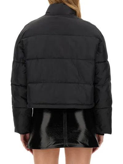 Courrèges Courreges Women Down Jacket With Logo In Black