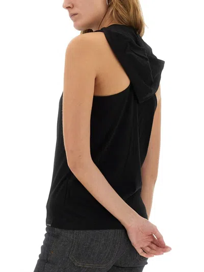 Courrèges Signature A-line Dress In Black