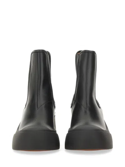 Marni 65mm Logo-raised Chelsea Boots In Black