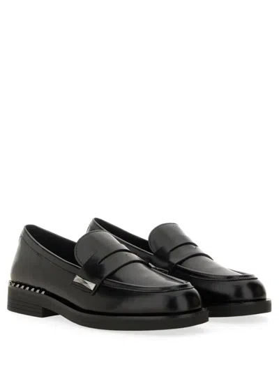 Ash Whisper Loafers In Black