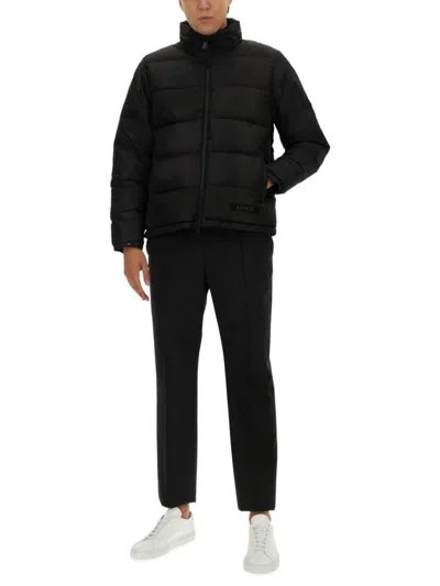 Aspesi Giub. Pocoelastico Puffer In Black Polyamide In Black