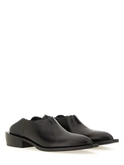 Moschino Couture Shootie Cuban Heel In Black