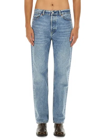Our Legacy Straight-leg Denim Jeans With Vintage Wash In Blue
