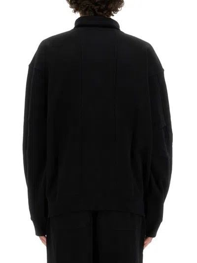 Helmut Lang Zip-up Sweatshirt In Black