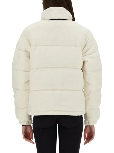 The North Face Polar Nuptse Jacket In White
