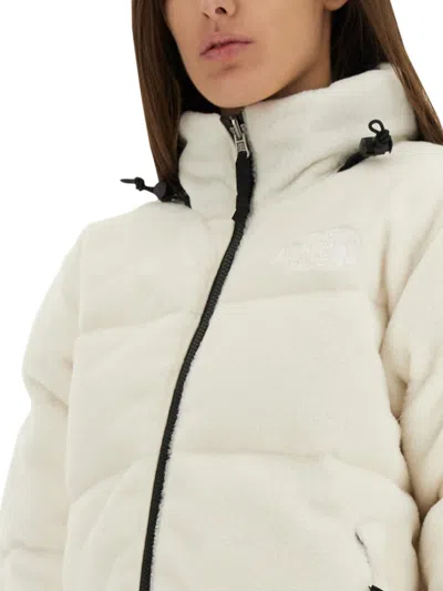 The North Face Polar Nuptse Jacket In White