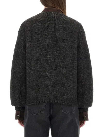 Our Legacy Academy Alpaca And Wool-blend Cardigan In Black