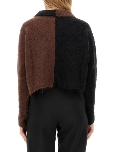 Alysi Mohair Cardigan In Multicolor