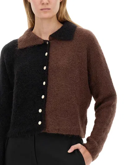 Alysi Mohair Cardigan In Multicolor